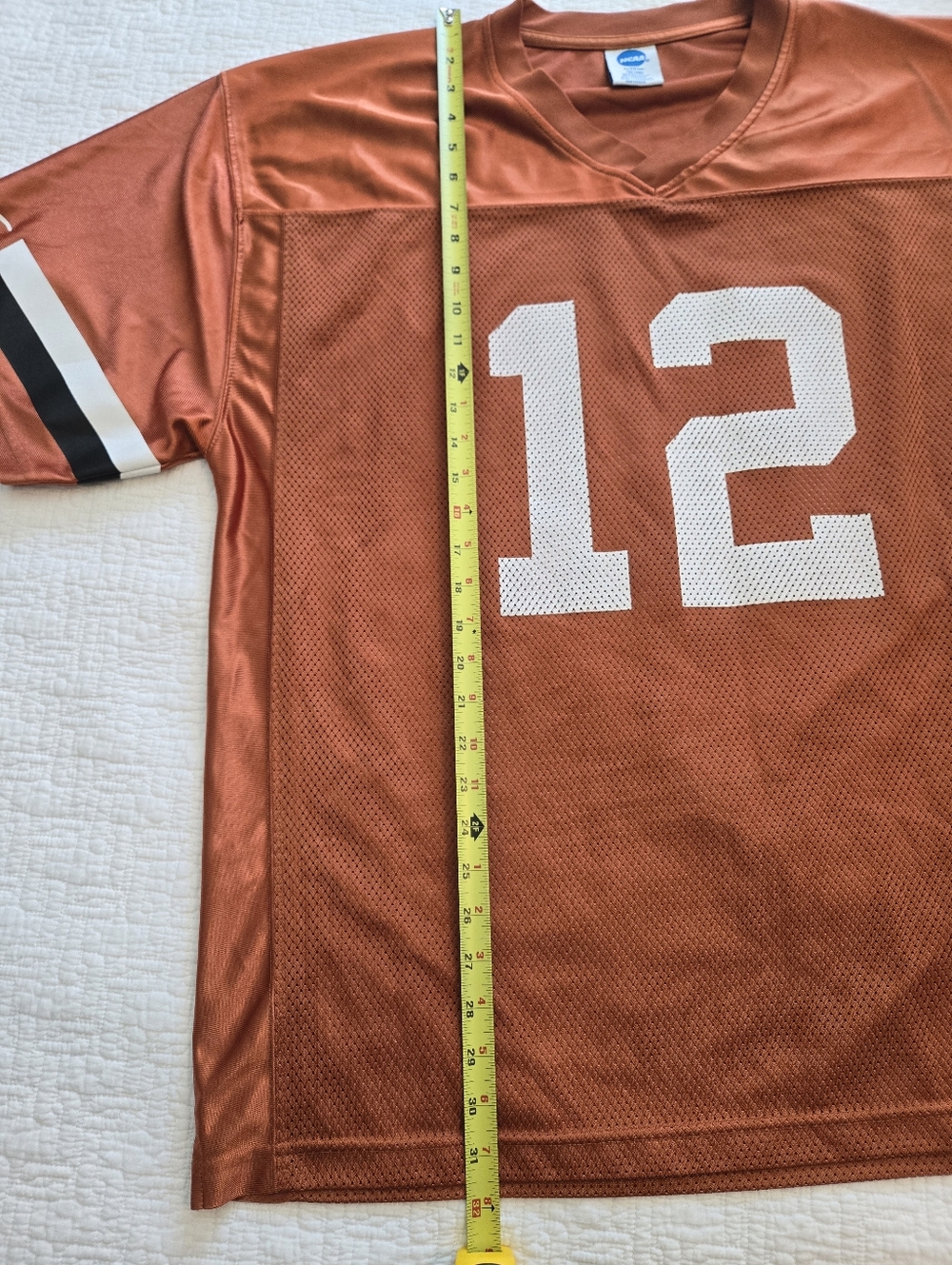 NCAA Texas Longhorn Jersey Number 12 Men's XL - Picture 7 of 7
